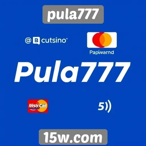 Opções de pagamento disponíveis no Pula777